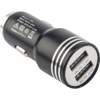 Автозарядка в прикуриватель REXANT 2хUSB с молотком черная