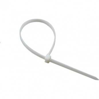 Хомут-стяжка REXANT нейлоновая многоразовая 300x7.5 мм белая, 100 шт. Хомут-стяжка REXANT нейлоновая многоразовая 300x7.5 мм белая, 100 шт.