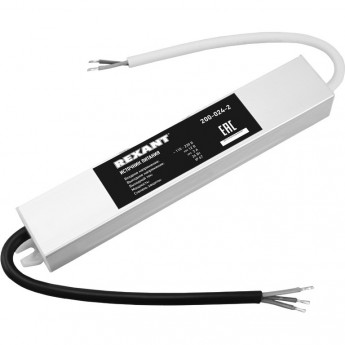 Источник питания REXANT AC 110-250V/DC 12V 2А 24W с проводами влагозащищенный (IP67) Источник питания REXANT AC 110-250V/DC 12V 2А 24W с проводами влагозащищенный (IP67)