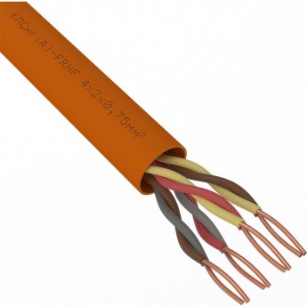 Кабель REXANT КПСНГ(А)-FRHF 4x2x0.75 мм² огнестойкий 200 м Кабель REXANT КПСНГ(А)-FRHF 4x2x0.75 мм² огнестойкий 200 м