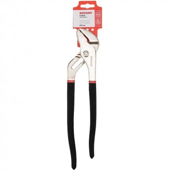 Клещи переставные REXANT 300 мм никелированные, обливные рукоятки Клещи переставные REXANT 300 мм никелированные, обливные рукоятки