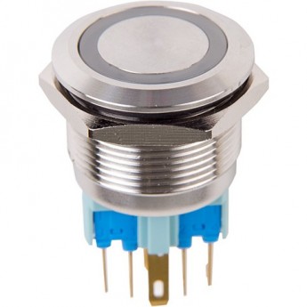 Кнопка антивандальная REXANT 22 250В б/фикс подсветка красная Кнопка антивандальная REXANT 22 250В б/фикс подсветка красная