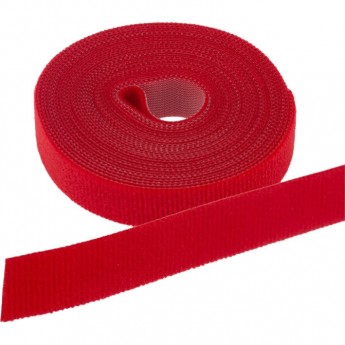 Лента-липучка REXANT многоразовая 5 м х 20 мм, красная (1 шт/уп) Лента-липучка REXANT многоразовая 5 м х 20 мм, красная (1 шт/уп)