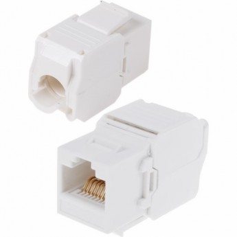 Модуль REXANT KEYSTONE JACK RJ-45(8P8C) UTP неэкранированный самозажимной белый Модуль REXANT KEYSTONE JACK RJ-45(8P8C) UTP неэкранированный самозажимной белый