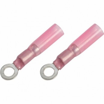 Наконечник кольцевой REXANT 4.3 мм 0.5-1.5 мм² изолированный термоусаживаемый красный Наконечник кольцевой REXANT 4.3 мм 0.5-1.5 мм² изолированный термоусаживаемый красный