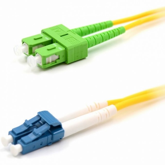 Патч-корд REXANT 9/125 LC/UPC-SC/APC PVC оптический переходной 1м 50-2473-1 Патч-корд REXANT 9/125 LC/UPC-SC/APC PVC оптический переходной 1м 50-2473-1