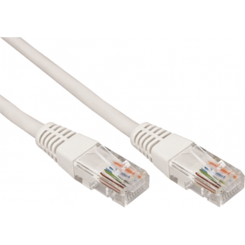 Патч-корд REXANT U/UTP 5e, RJ45-RJ45, неэкранированный, 26AWG, LSZH, серый, 2 м