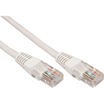Патч-корд REXANT U/UTP 6A (10G), RJ45-RJ45, неэкранированный, 28AWG, LSZH, серый, 5 м