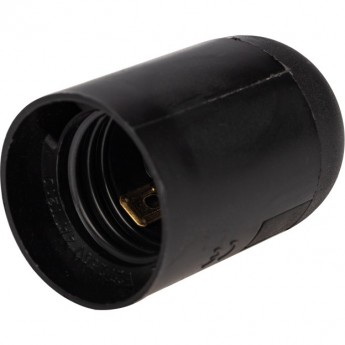 Патрон REXANT Е27 пластиковый термостойкий подвесной черный