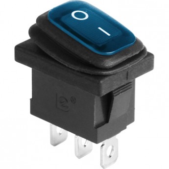 Переключатель клавишный REXANT RWB-509 250V 15А синий с подсветкой и нейтралью Переключатель клавишный REXANT RWB-509 250V 15А синий с подсветкой и нейтралью