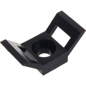 Площадка REXANT ПС-2 для крепления стяжки 29x15 мм черная, 100 шт.