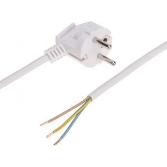 Шнур электрический REXANT с вилкой ПВС 3х1,0 мм2 1,5м, белый Шнур электрический REXANT с вилкой ПВС 3х1,0 мм2 1,5м, белый