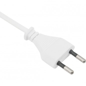 Шнур сетевой REXANT, вилка плоская без розетки, кабель 2x0.5 мм², длина 1,8 метра, белый Шнур сетевой REXANT, вилка плоская без розетки, кабель 2x0.5 мм², длина 1,8 метра, белый