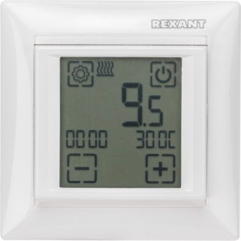 Терморегулятор сенсорный программируемый REXANT RX-421H, белый, совместим с Legrand серии Valena Терморегулятор сенсорный программируемый REXANT RX-421H, белый, совместим с Legrand серии Valena