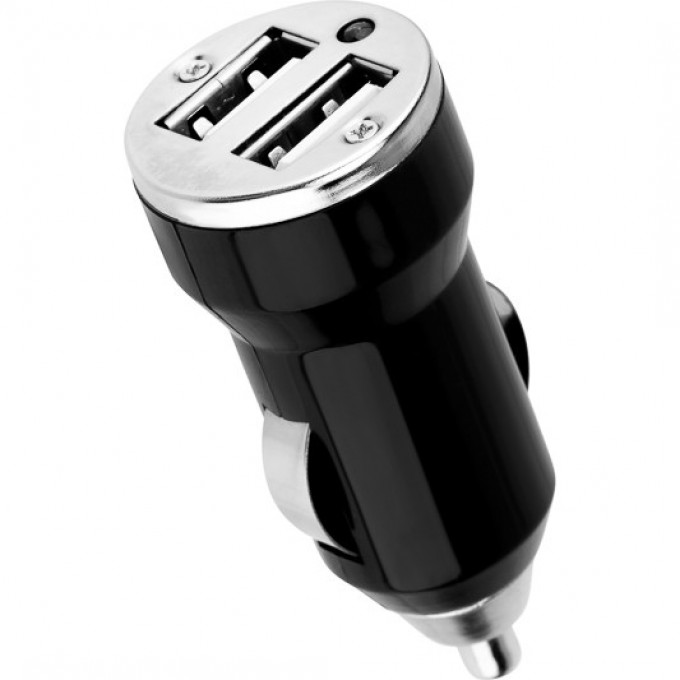 Зарядное устройство в прикуриватель REXANT 2 x USB 1000+2100mA черное 16-0290 Зарядное устройство в прикуриватель REXANT 2 x USB 1000+2100mA черное 16-0290